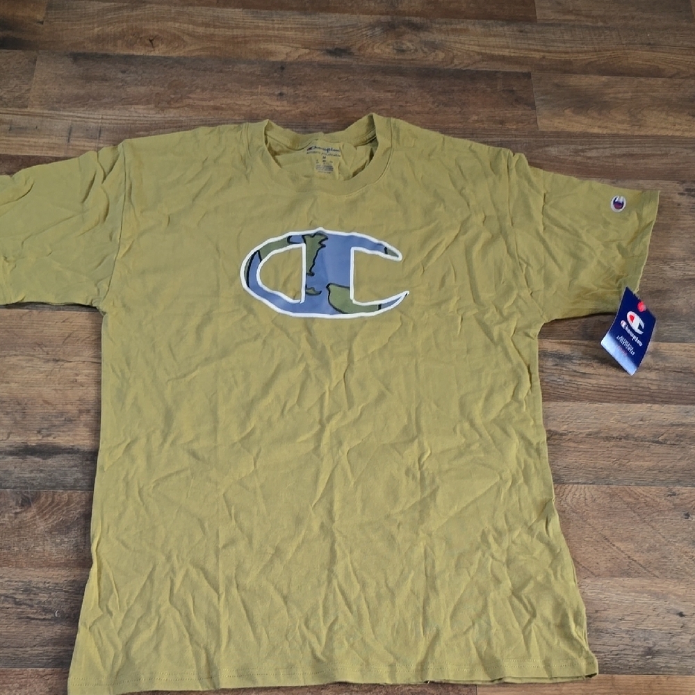 Champion Men's Yellow T-Shirt